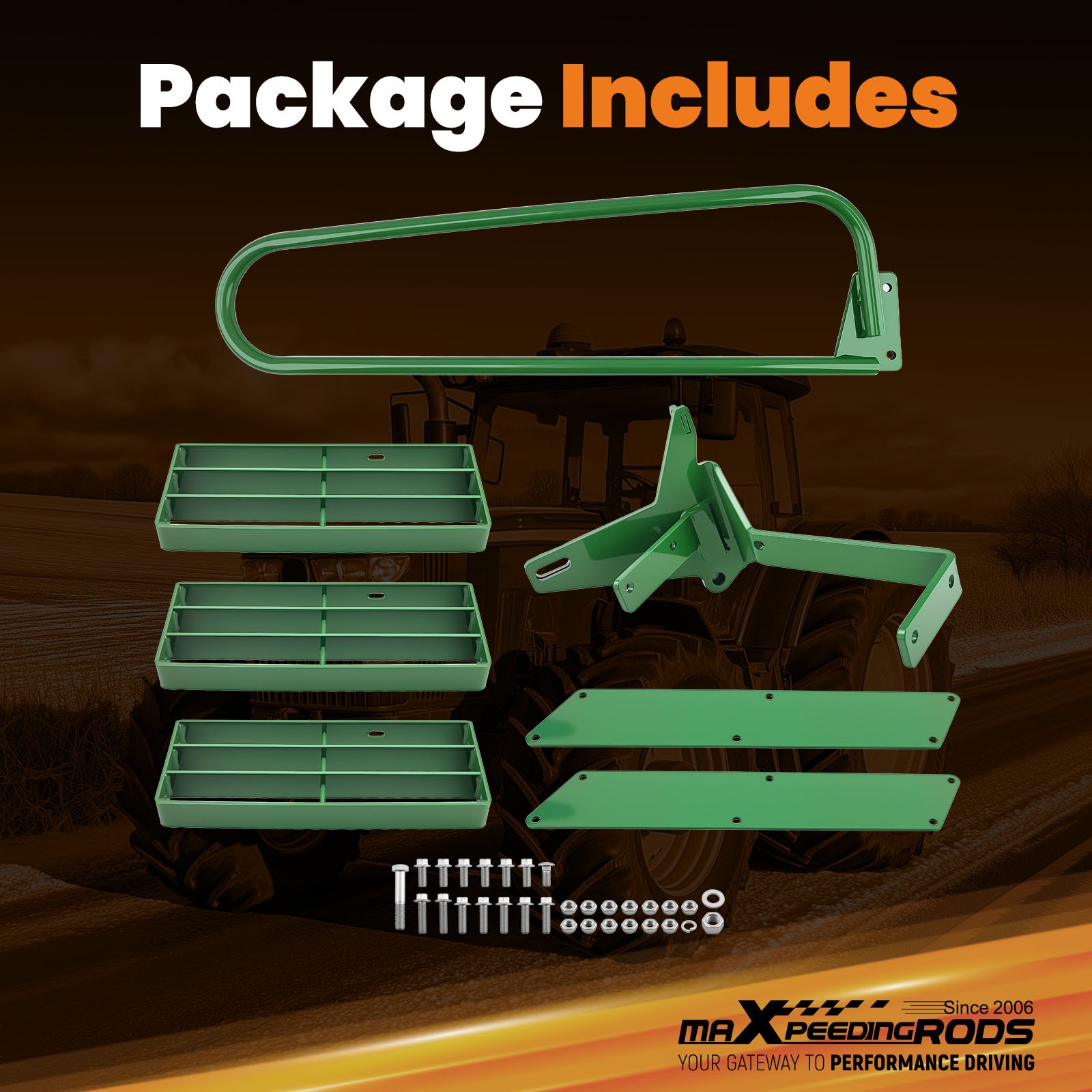 Left Stair Step Kit For John Deere 2WD Tractor 3010 3020 4000 4010 4020
