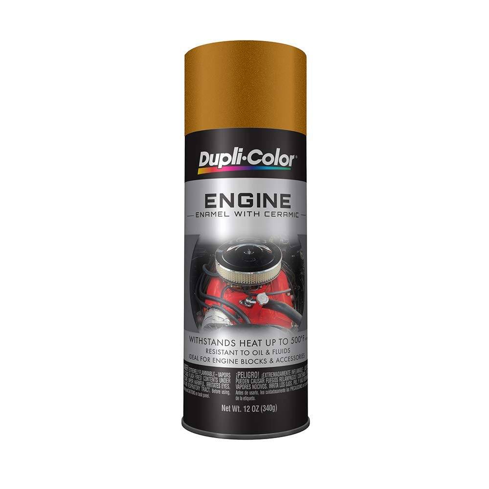Dupli Color Universal Gold Engine Enamel Spray Paint 12 Oz High Heat Durable …