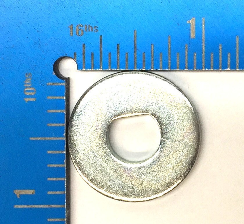 Unbranded 24.9mm O.D x 2.89mm Thickness Zinc Plated Washer Pack (15pcs) 728B NOS