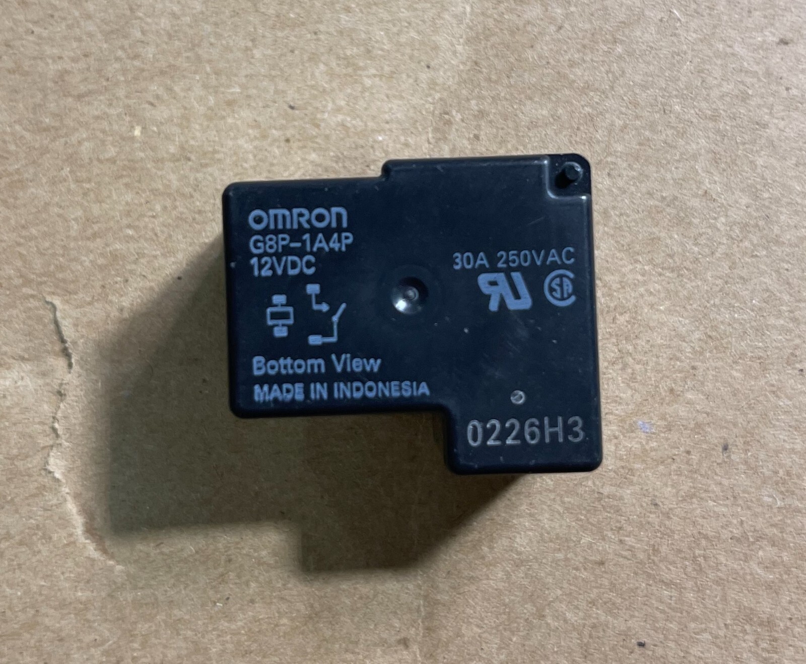New 3-pcs OMRON G8P-1A4P 12VDC General-Purpose-Relay 30A 250VAC (THREE PIECES)