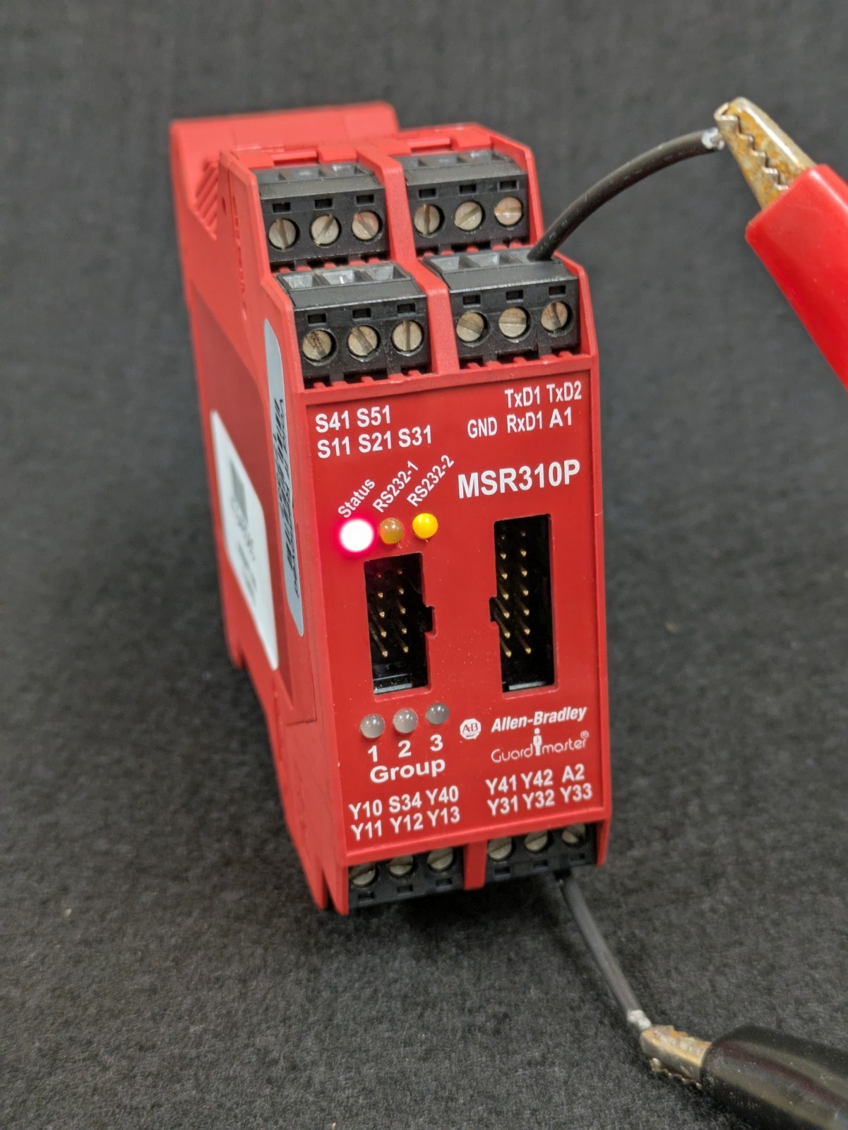 Allen Bradley 440R-W23219 Ser. A MSR310P GuardMaster Safety Relay OVERNIGHT SHIP