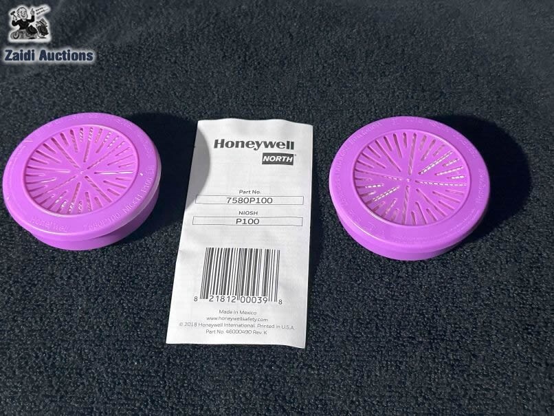 1 Pair of North 7580P100 Particulate Replacement Respirator Cartridge Filter