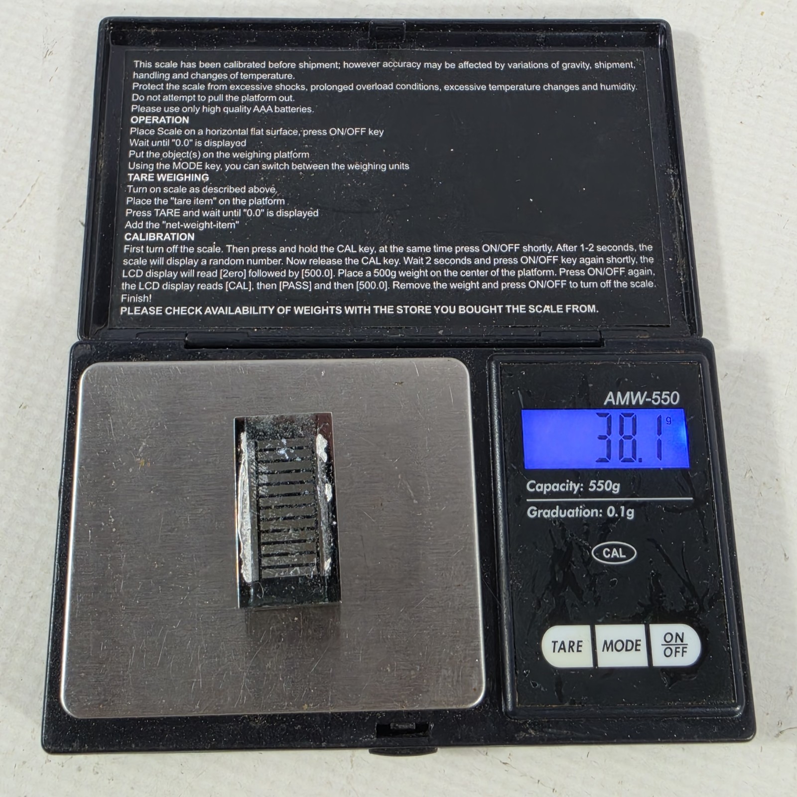 Detector Grade High Purity Germanium Crystal HPGe (LOT OF 5) EG&G Kevex 0.7073Kg