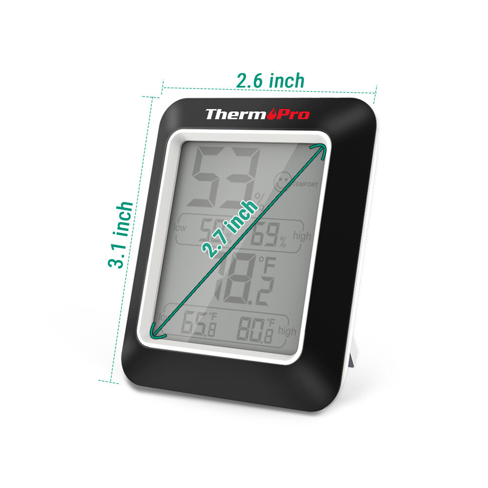 3PCS LCD Digital Indoor Hygrometer Thermometer Temperature Humidity Monitor