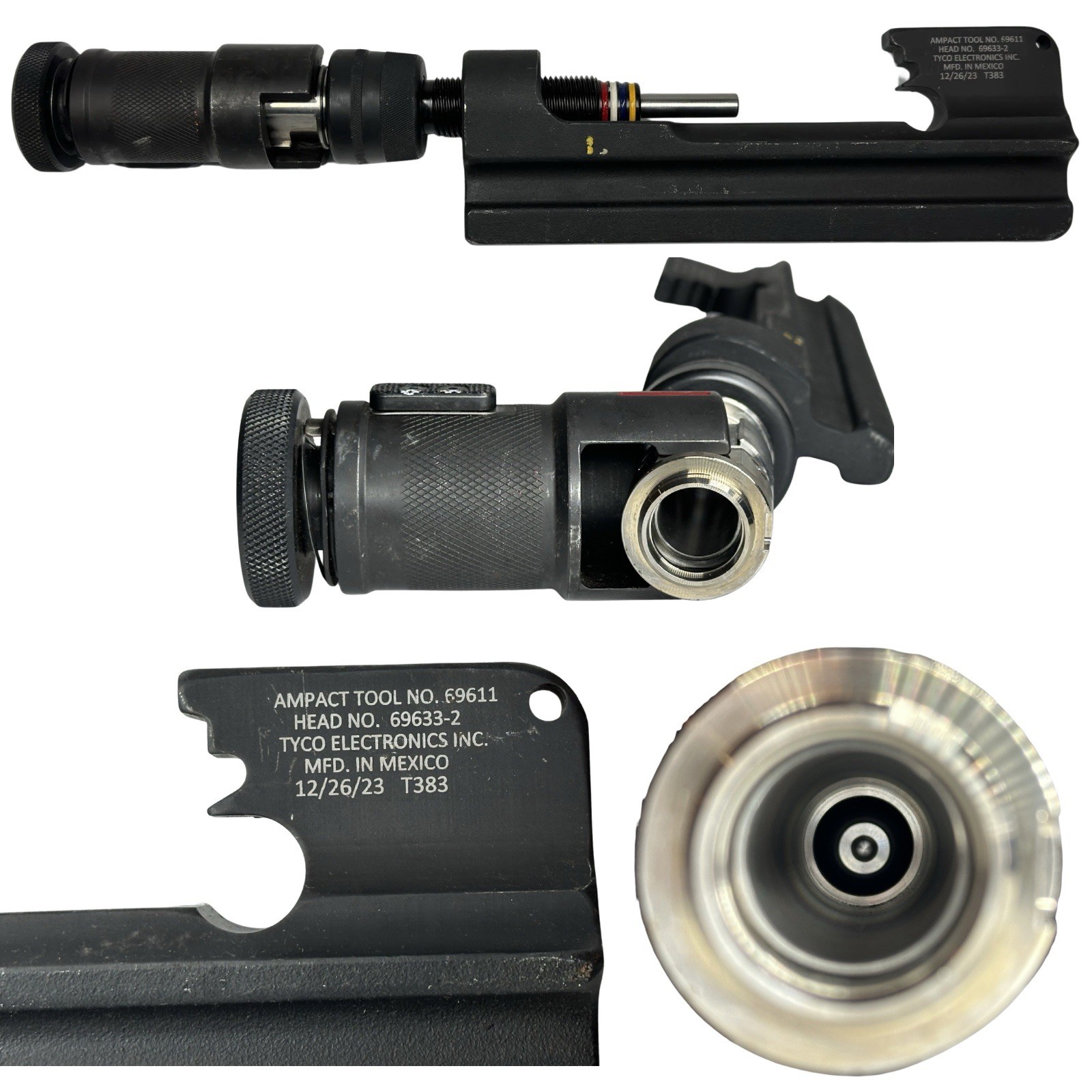 TE Connectivity AMPACT Power Connector Tools 69611 69437 w/ Heads, Accessories