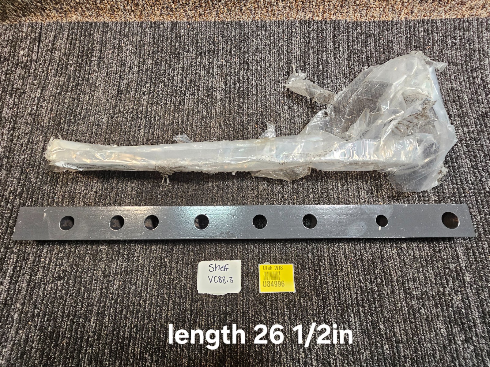#L9475 DRAW BAR HITCH 26 1/2-INCH LONG, GRAY POWDER COATED FINISH 32781-96901