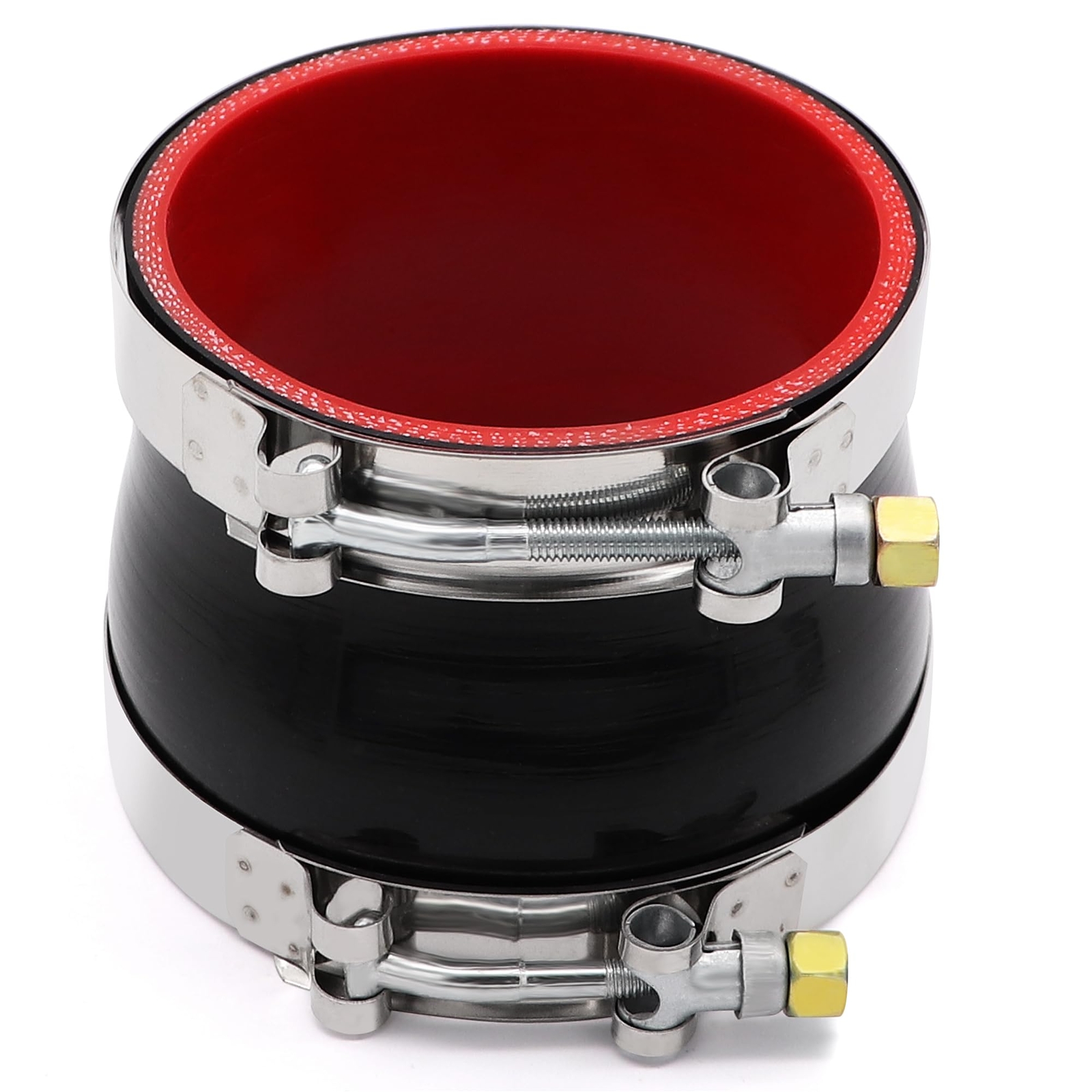 Straight Reducer Coupler Silicone Hose ID 4-inch to 4-1/2inch 4-Ply Stainless