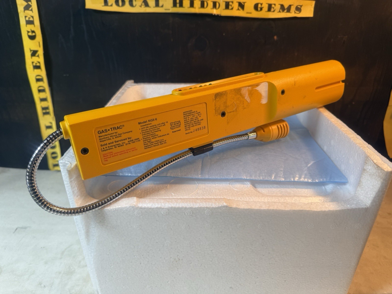 GAS TRAC NGX-6 COMBUSTIBLE GAS DETECTOR