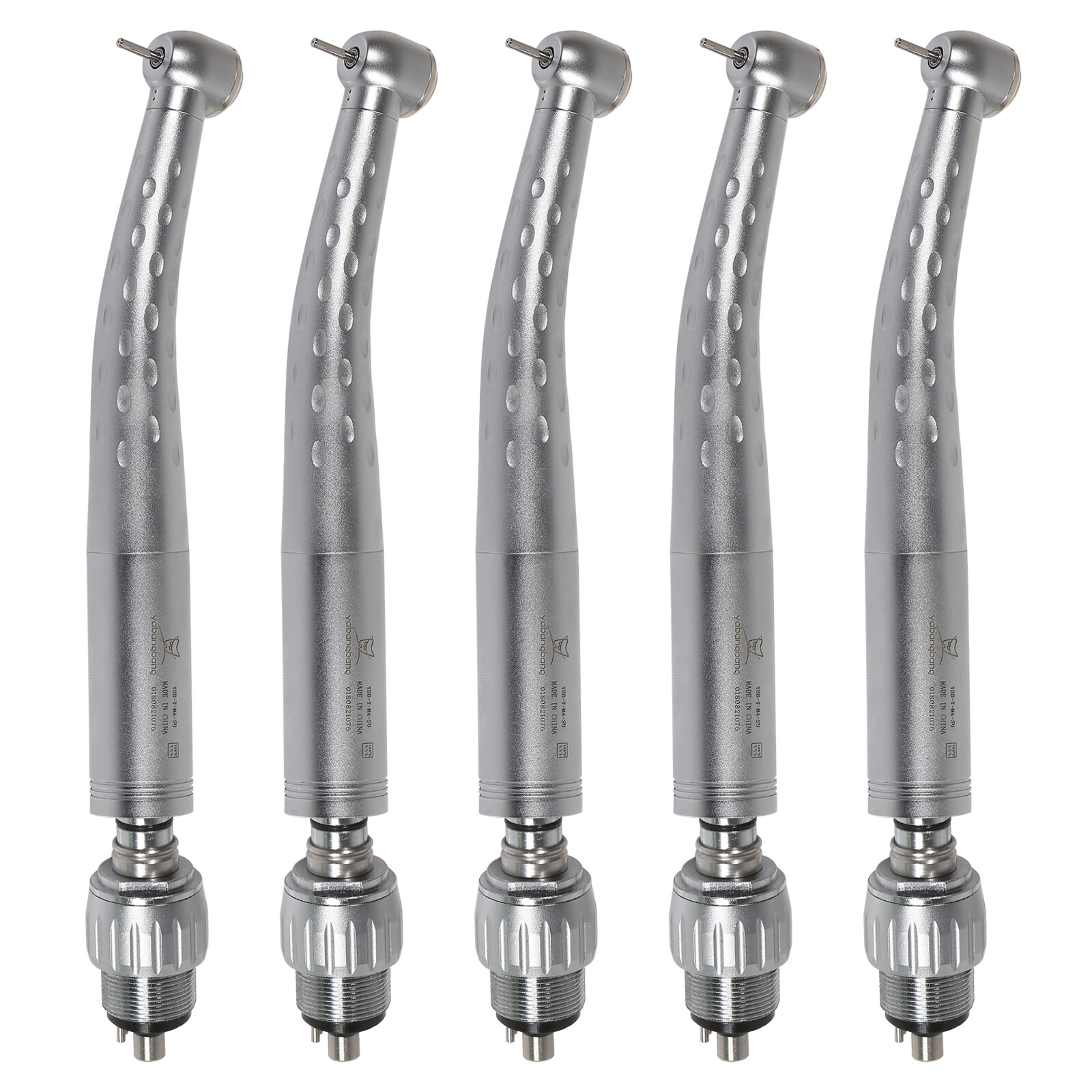 5 Yabangbang Dental High Speed Handpiece Big Turbine with 4 Holes Coupler swivel