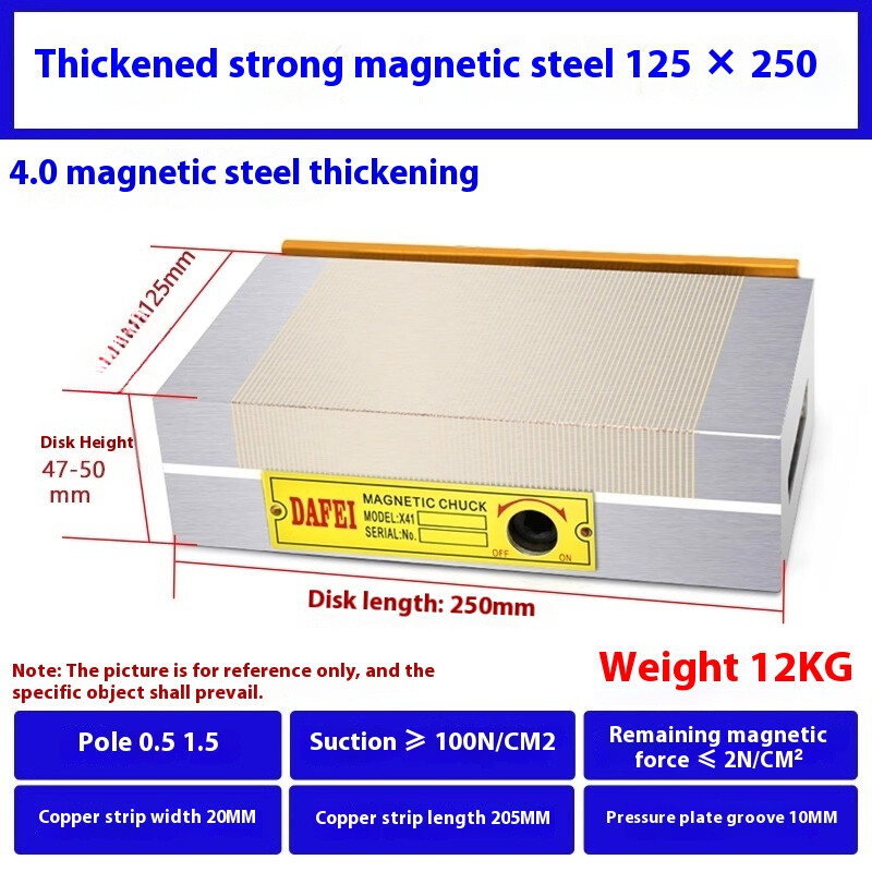 Suction Disk Wire Cut Disk Magnetic Table Flat Disk Grinder Permanent Magnetic