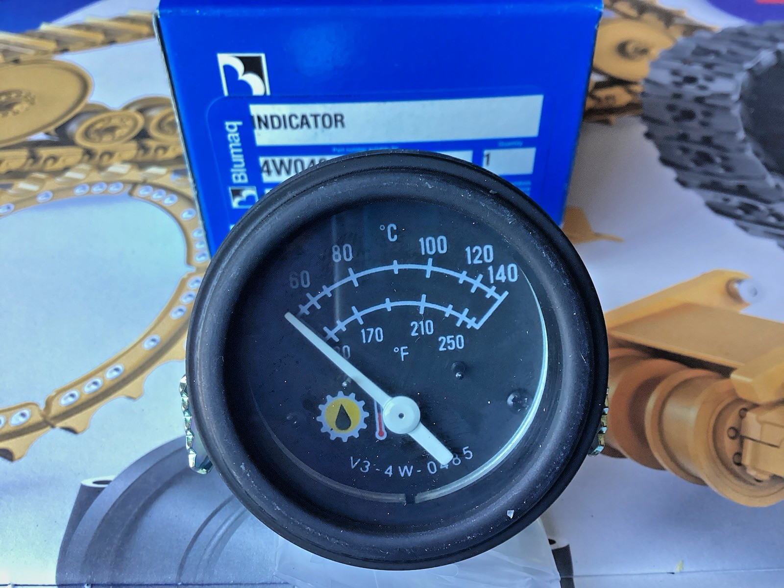 GAUGE INDICATOR CATERPILLAR 4W-0485 4W0485