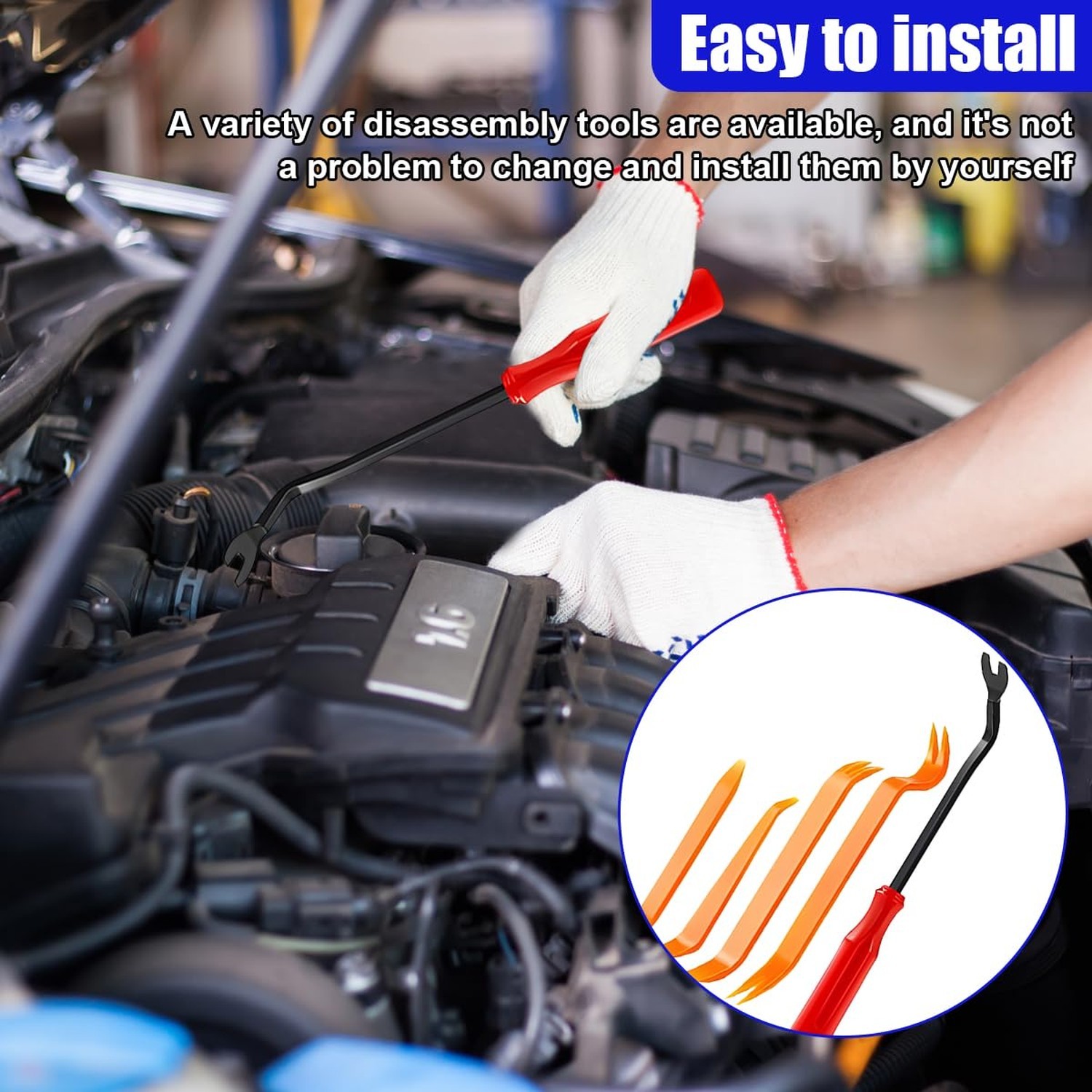 1240PCS Car Push Retainer Clips & Fasteners Kit – 32 Universal Sizes Nylon