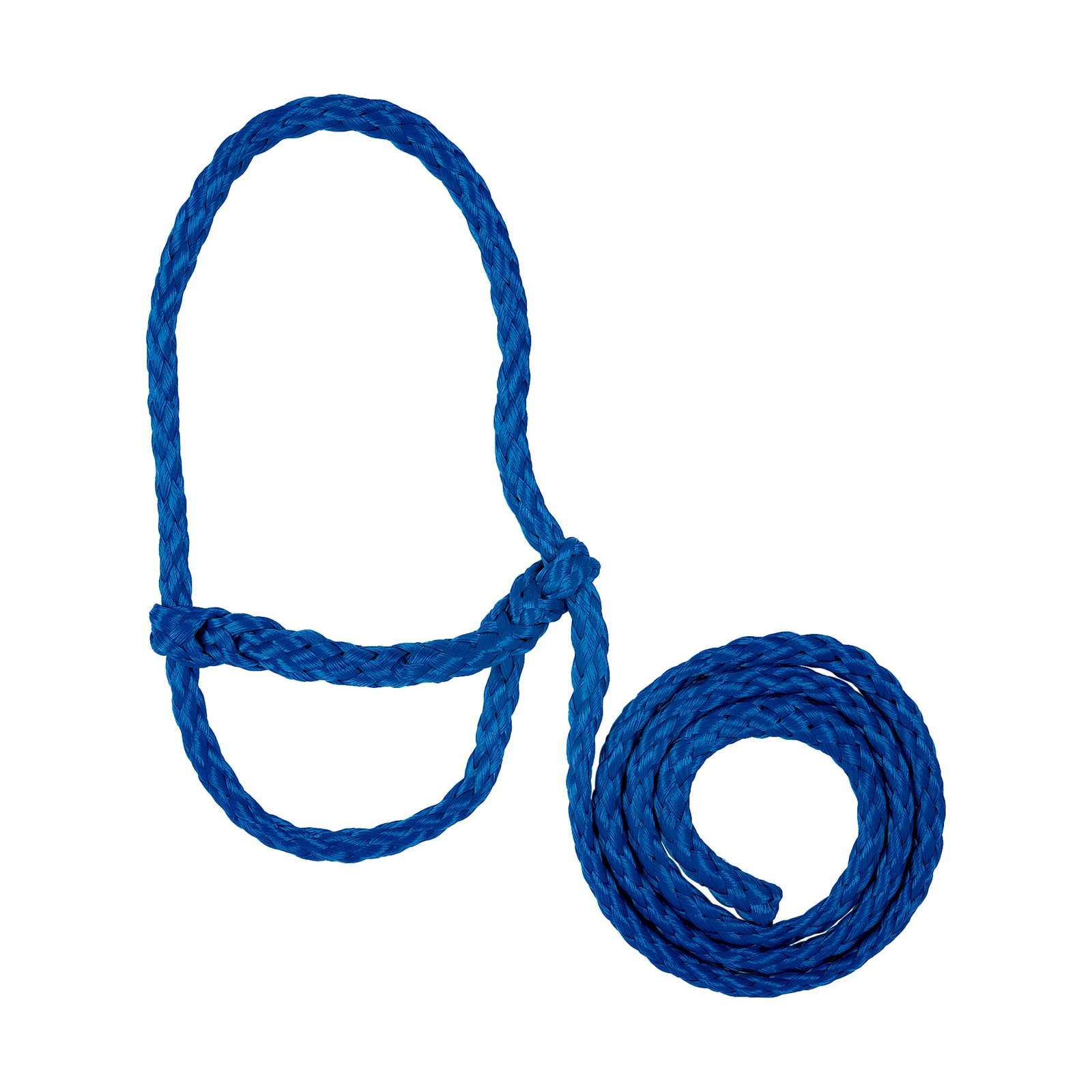 Weaver Livestock Poly Rope Sheep Halter, Modern Style Braid 7/16″ x 4′, Blue