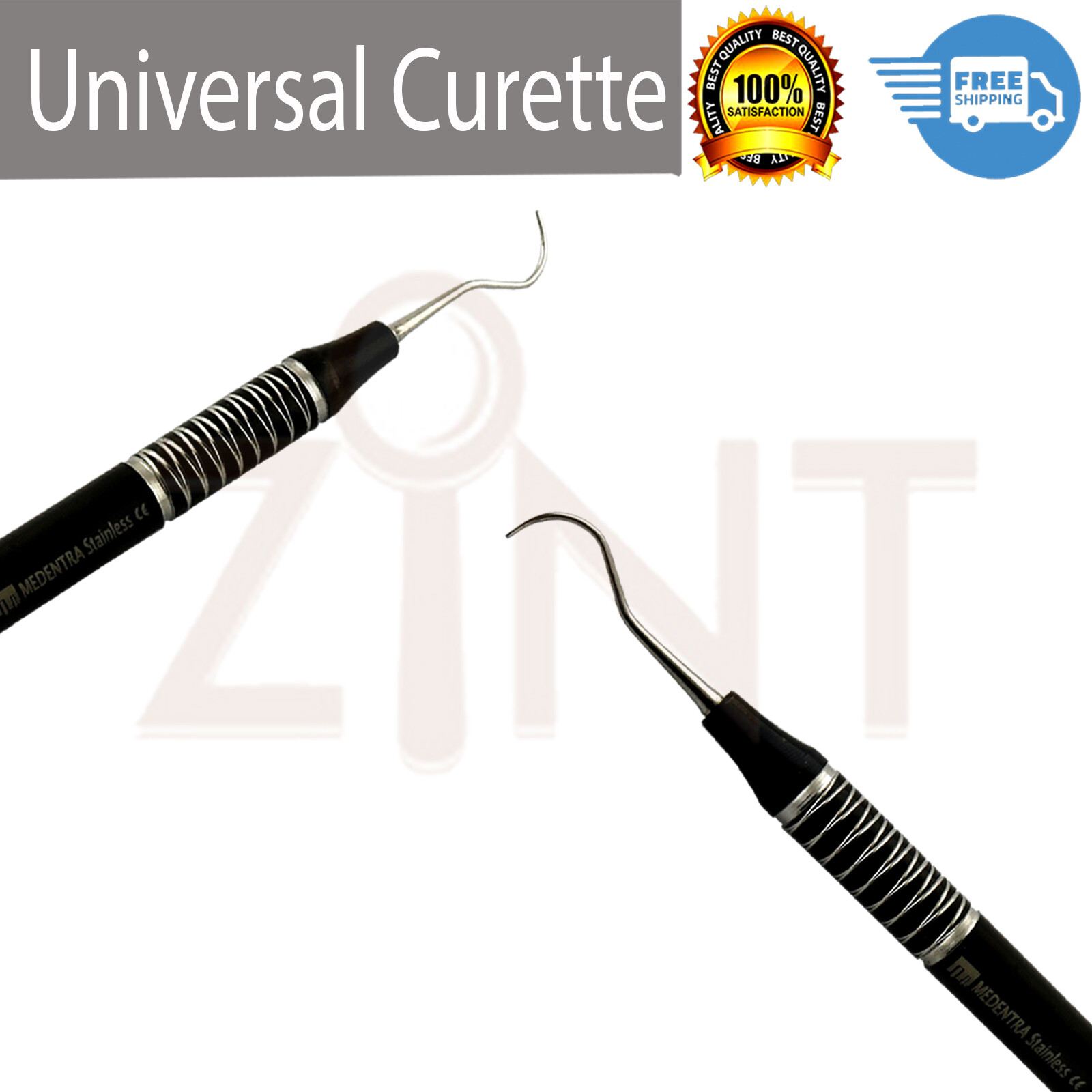 7PCS DENTAL GRACEY CURETTES HOLLOW HANDLE PERIODONTISTS ROOT DENTIST INSTRUMENTS