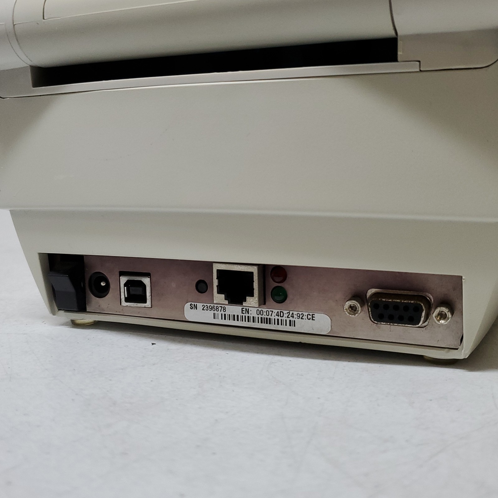 Zebra Technologies Thermal 2844 Label Printer NO POWER ADAPTER UPS LP2844