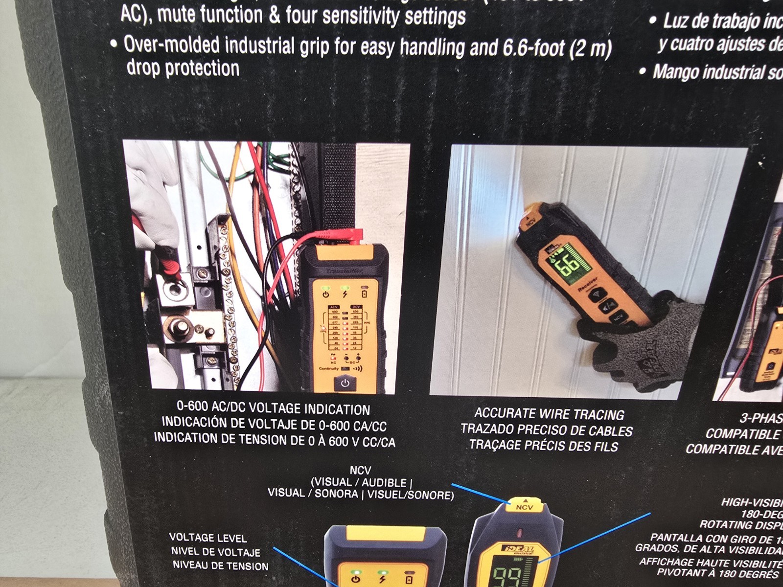 IDEAL Electrical 61-948 SureTrace Plus Circuit Tracer Kit, 0-600VAC/DC New