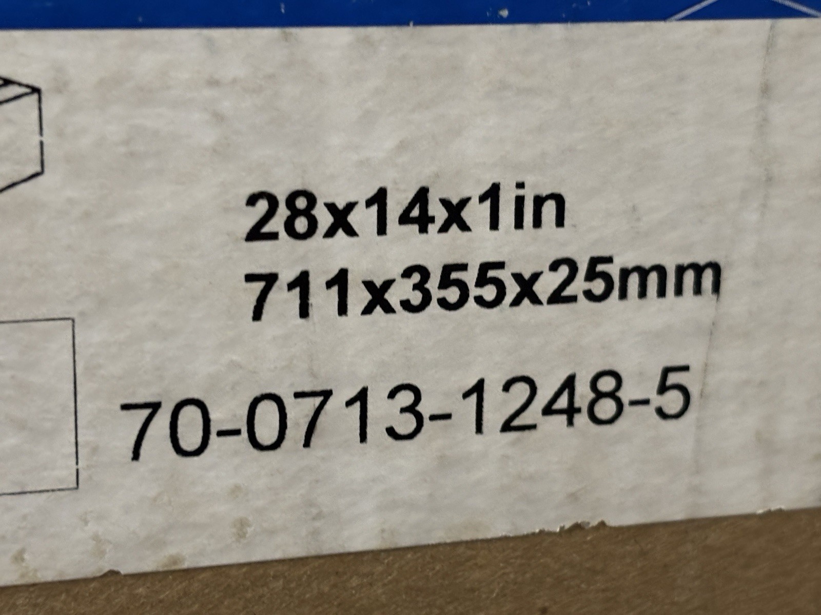 3M Blue Cleaner Pad 5300 28 in x 14 in Case of 10