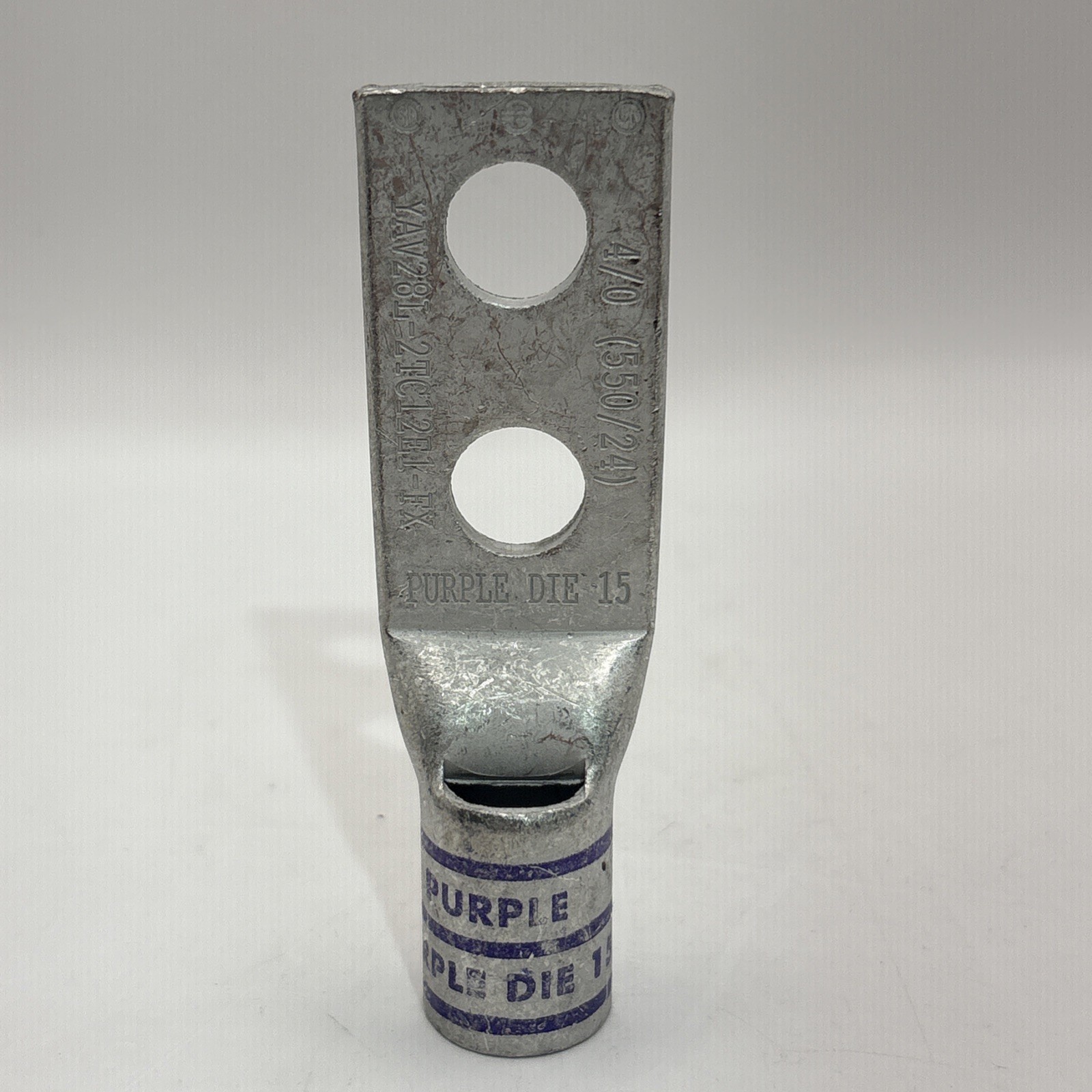 Burndy YAV28L2TC14FX Purple Die 15 4/0 (550/24) Compression Lug