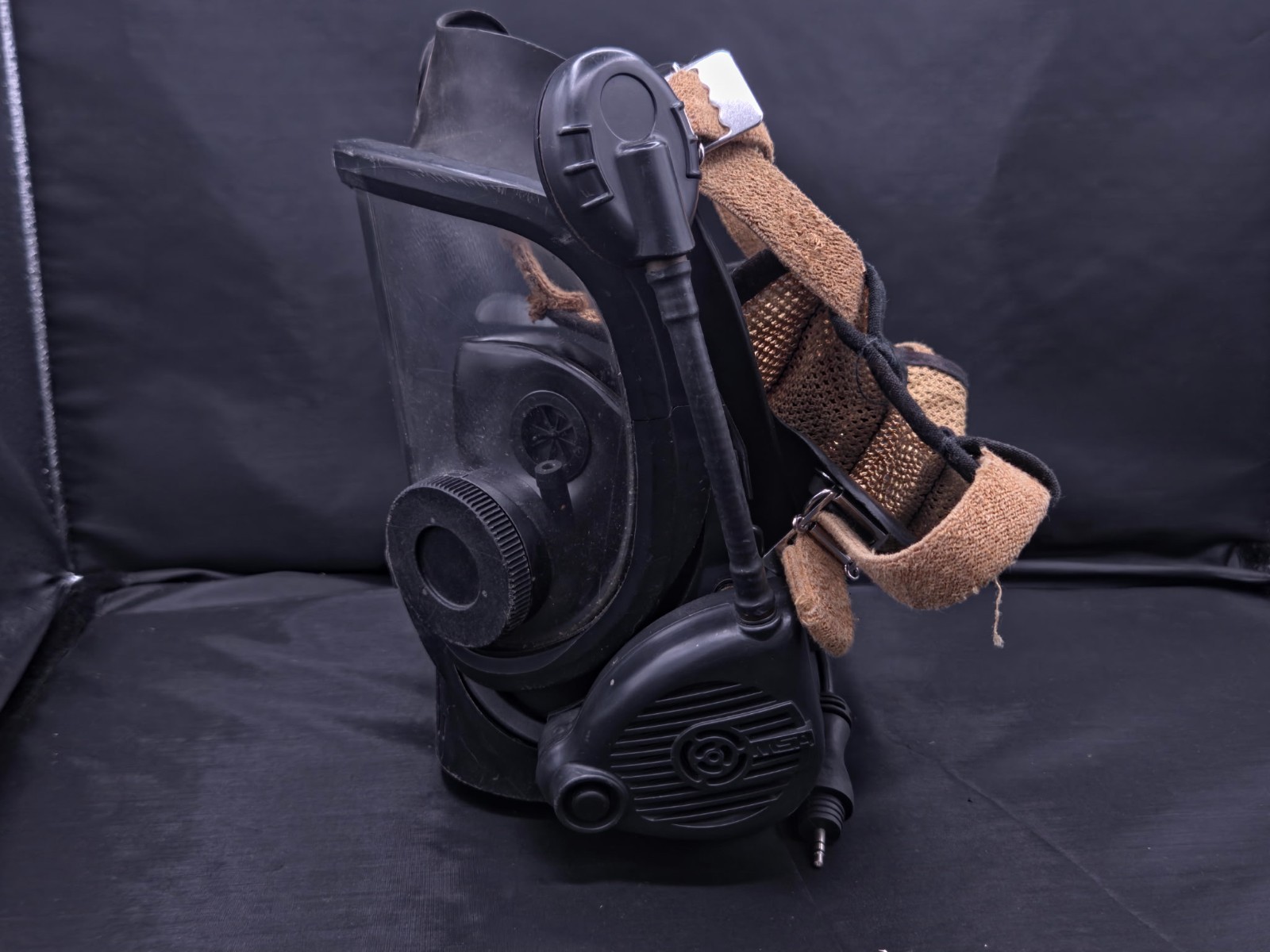 MSA Ultra Elite Full Face Respirator Mask Medium Comms Mic Untested Parts Repair