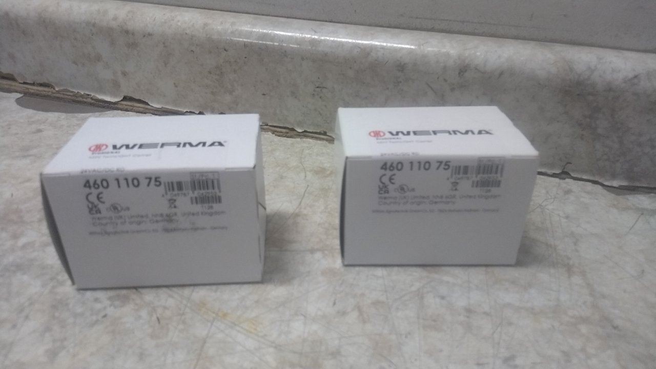 Werma Evosignal 46011075 2 Pk 24VAC/DC Red LED Beacon Light Combination