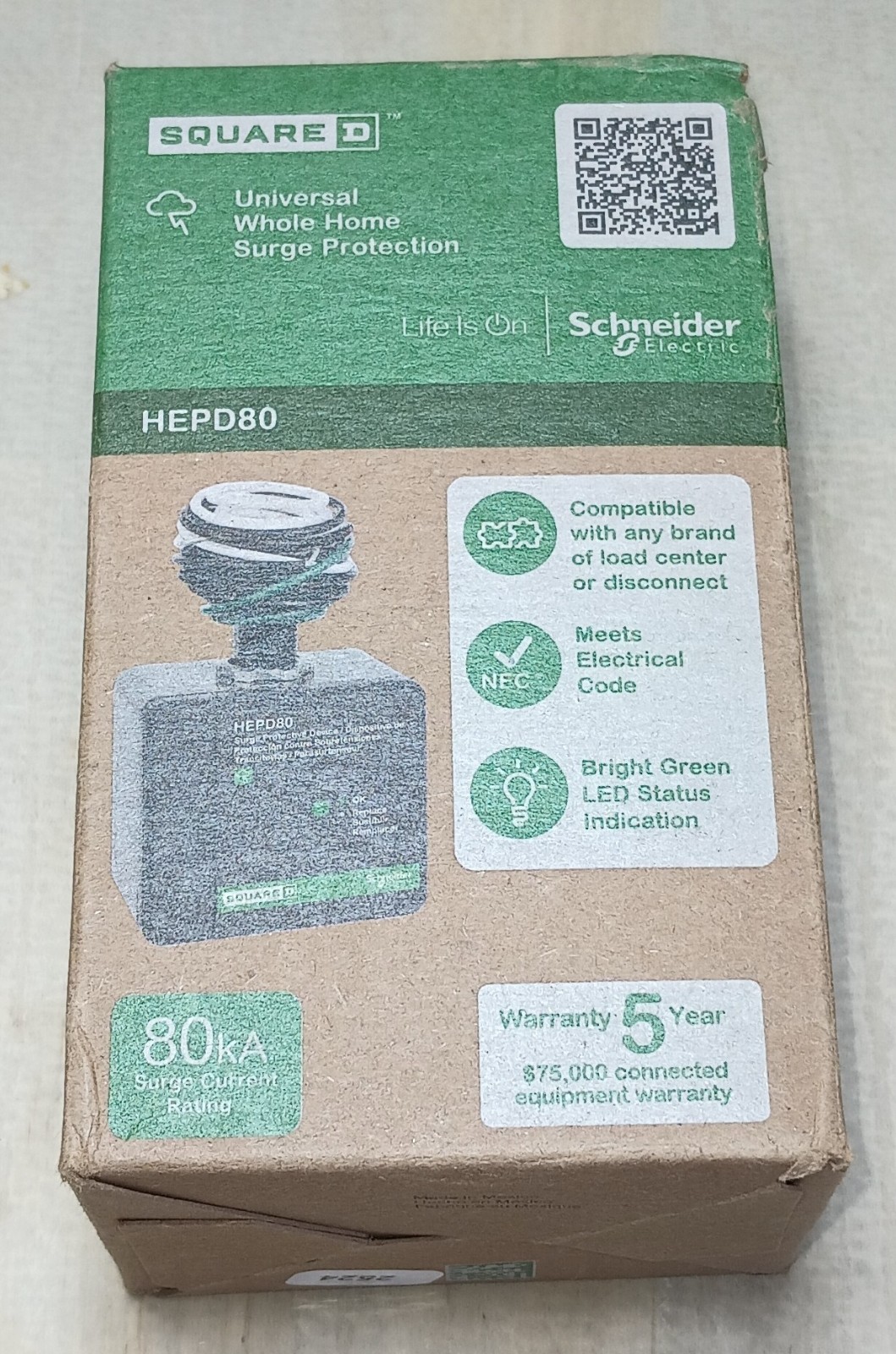 Square D by Schneider HEPD80 Surge Protection Device