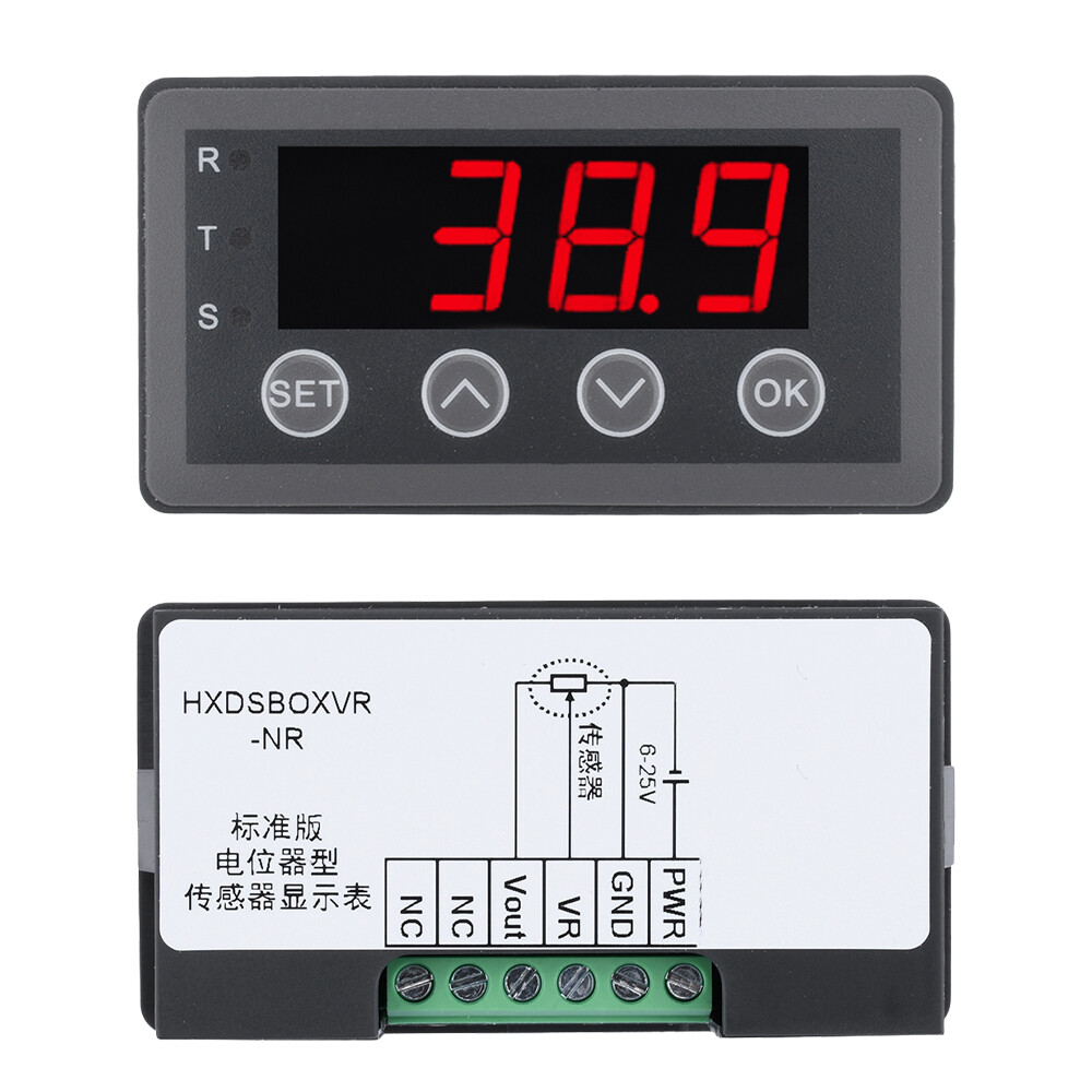 DC8-25V 40/50mA 0.56″ 4-digit Tube Potentiometer Sensor Digital Display Meter