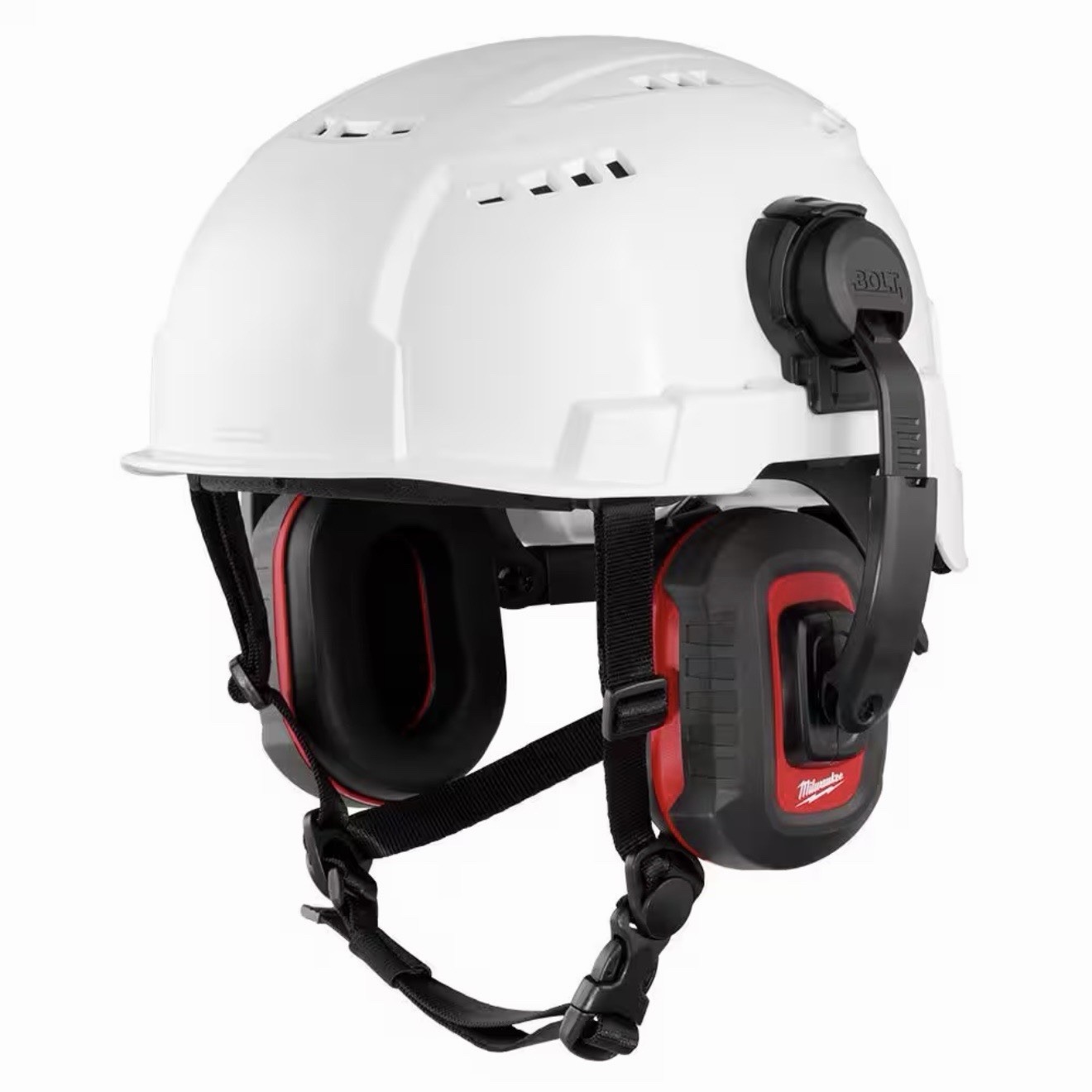Milwaukee Noise Reduction Earmuffs BOLT 24dB Safety Helmets Hard Hats 48-73-3250
