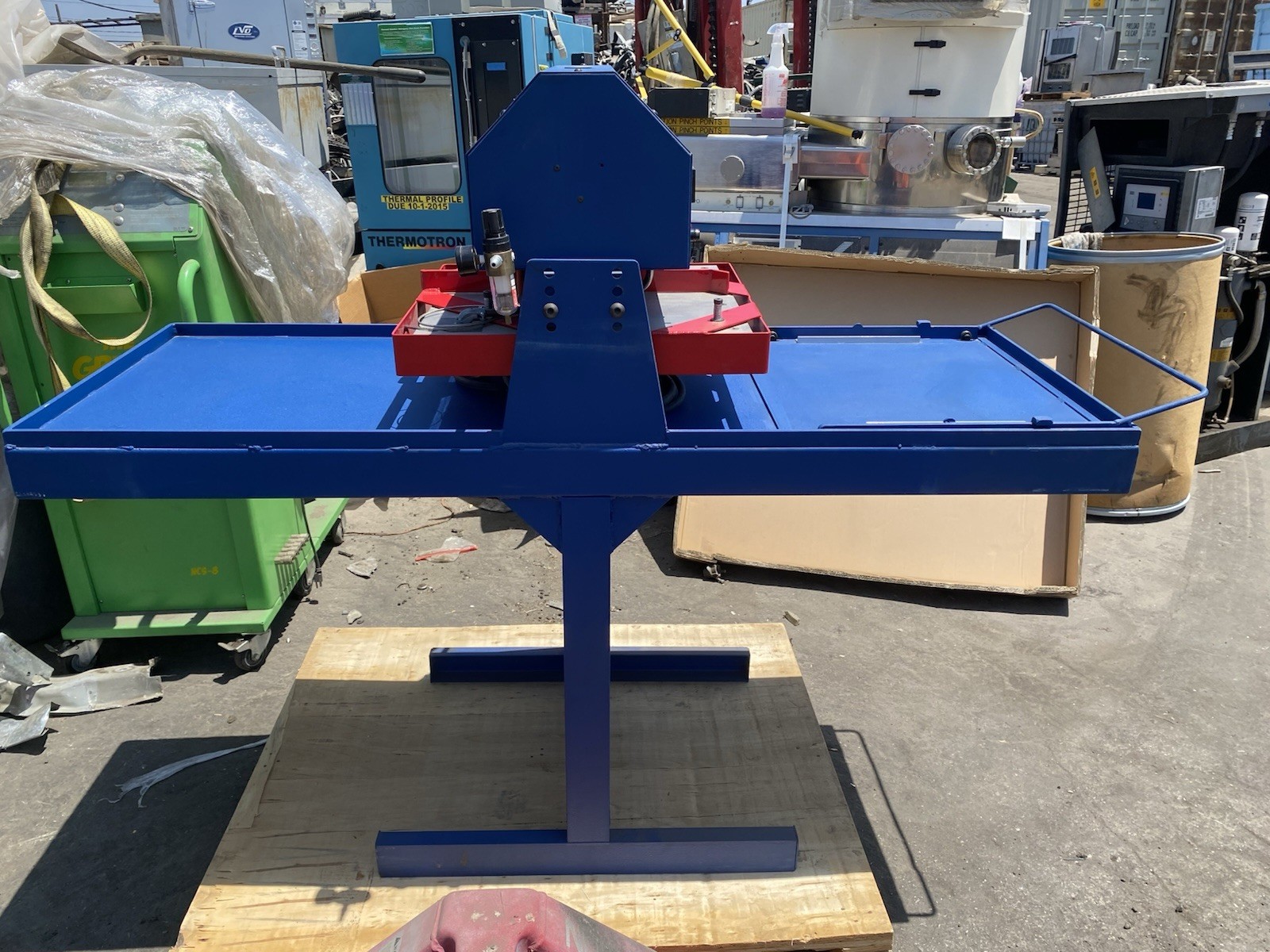 Commercial Dual Station Pneumatic Heat Press Geo Knight Style 110/120V 20A
