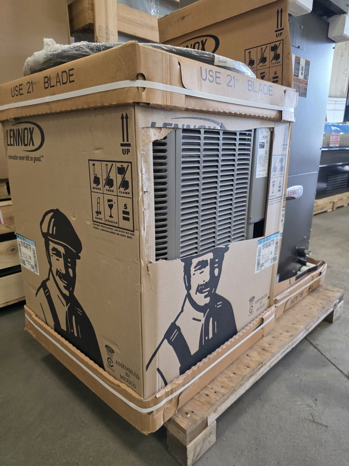 NEW Lennox 14HPX-024 Air Conditioner 2 Ton With CBA38MV Air Handler, 410A, 230V