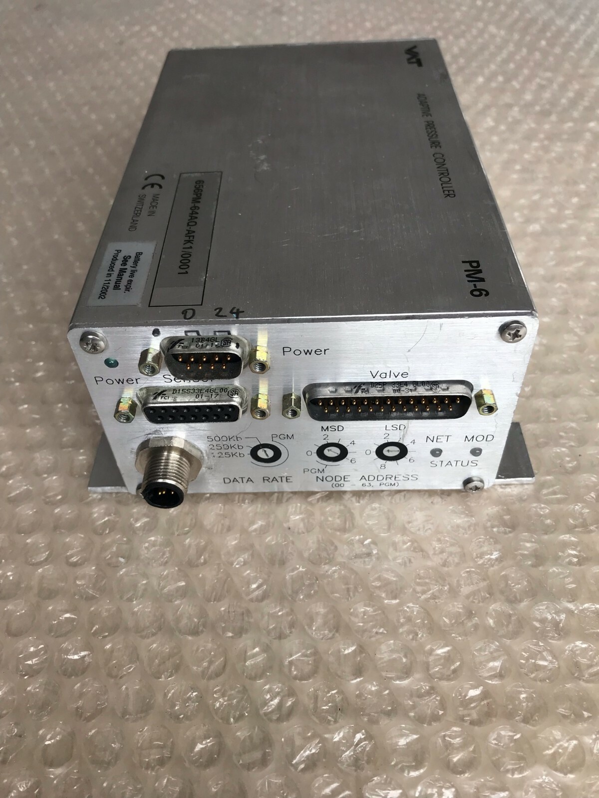 VAT PM-6 Adaptive Pressure Controller / 656PM-64AQ-AFK1/0001