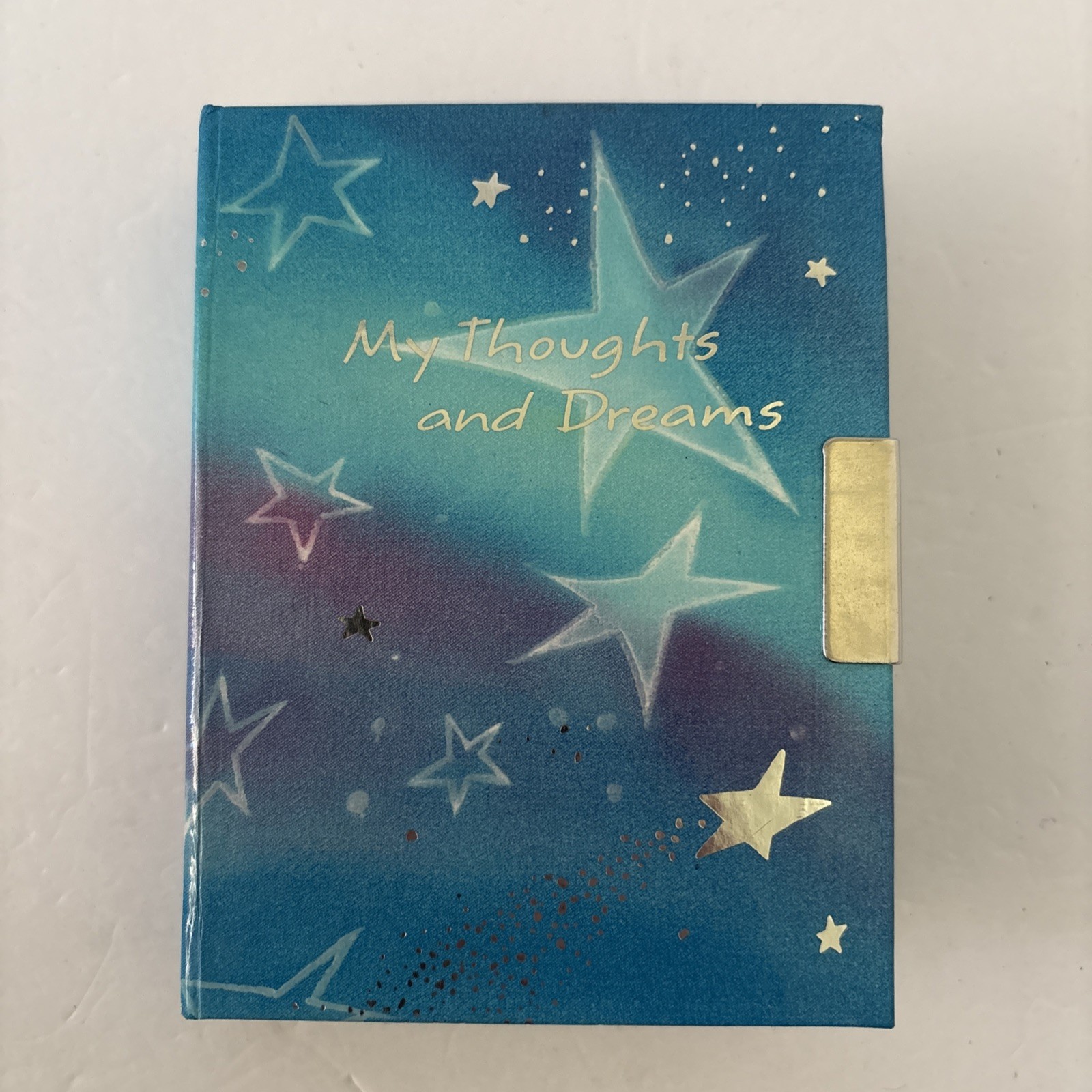 Hallmark Spin Combination Lock Diary – Blue Stars My Thoughts and Dreams