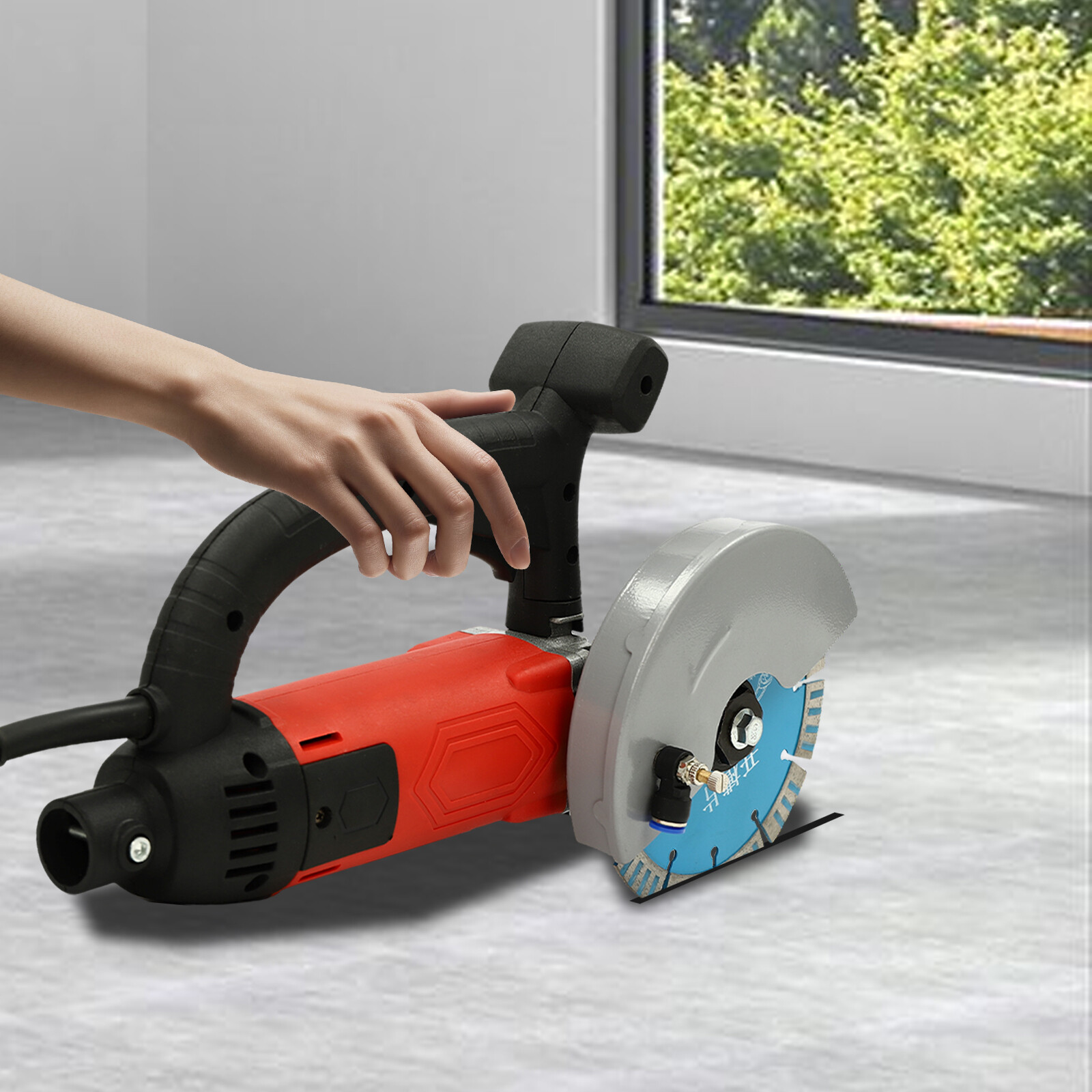 Concrete Cut off Saw Wet Dry Concrete Saw Cutter 3000W Corded Circular Saw