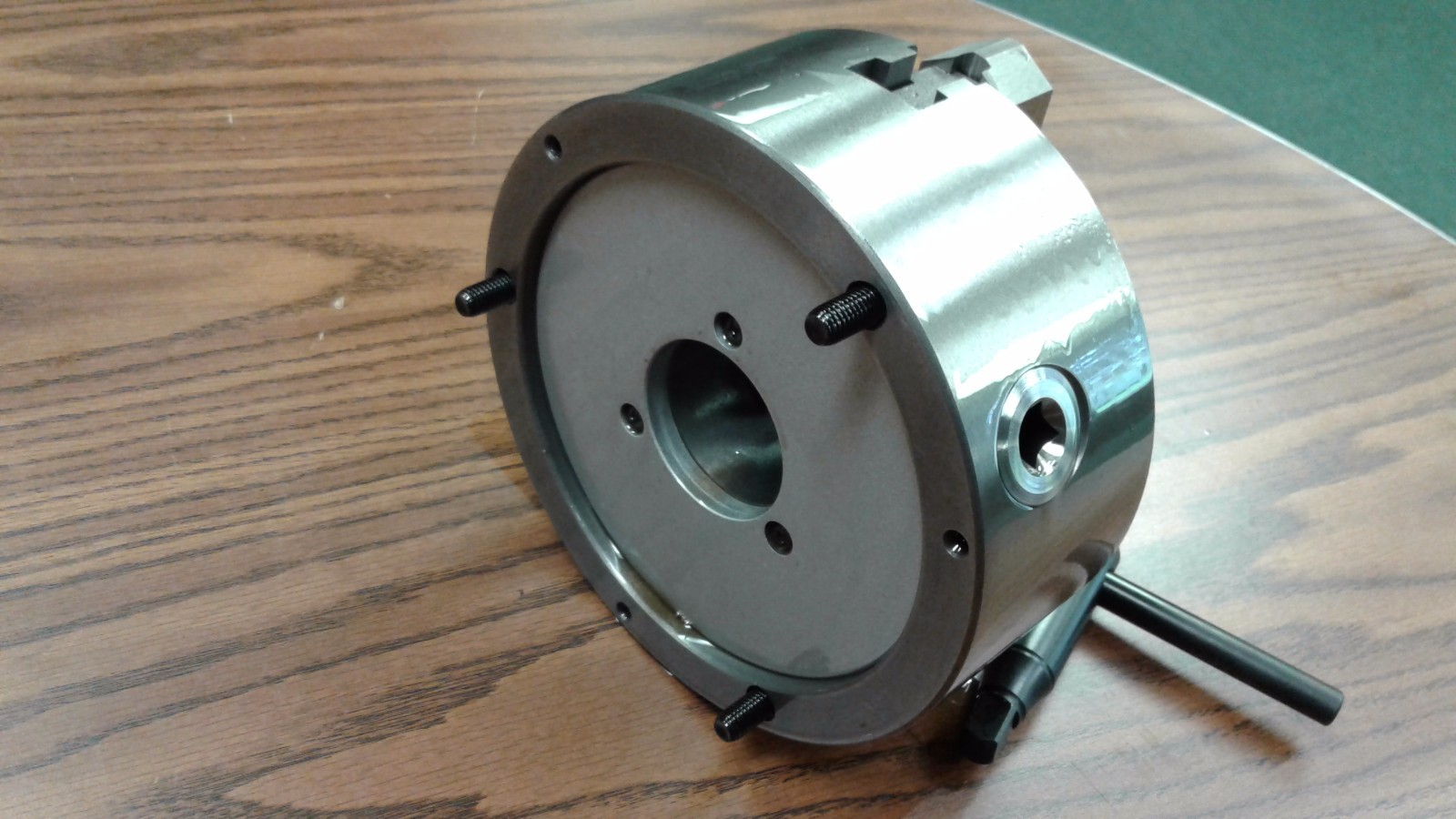 6″ 3-JAW SELF-CENTERING LATHE CHUCK front mounting for rotary table #0603F0-FM
