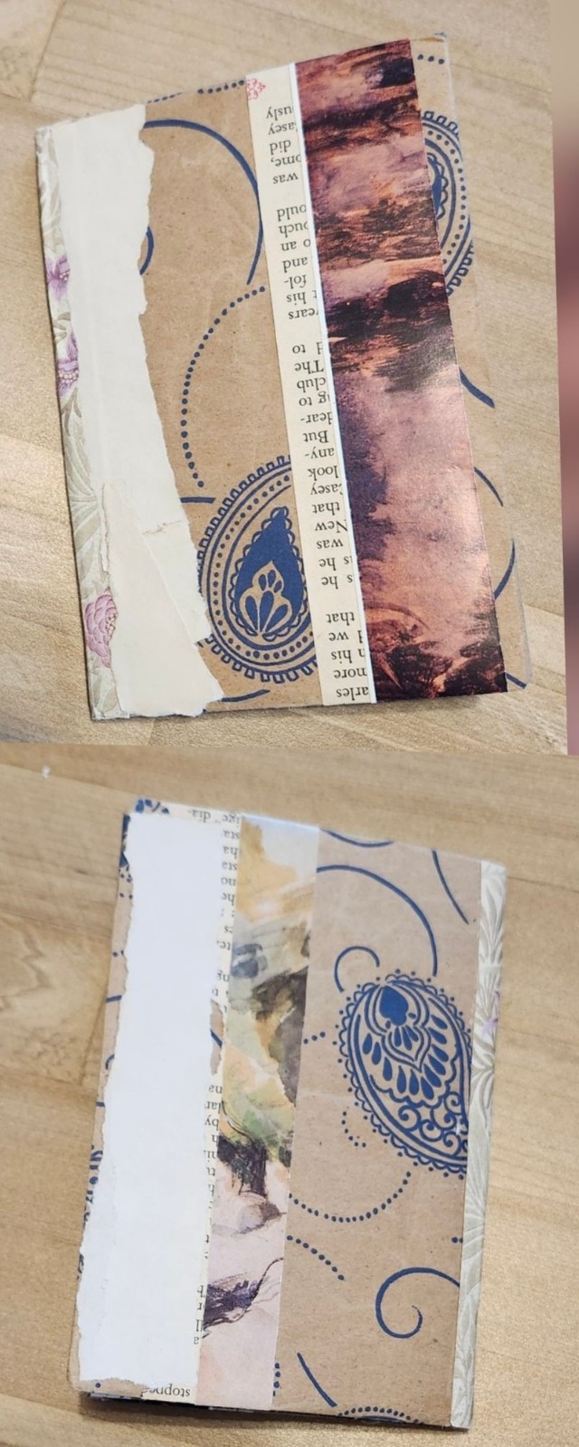 Handmade Junk Journal 56 pages Pocket Notes