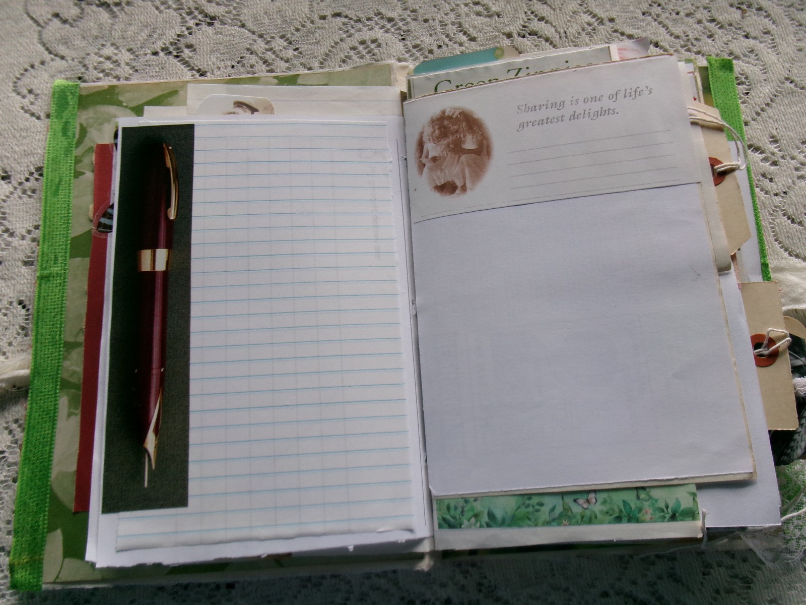 JUNK JOURNAL SIZE 7″ X 10″ APPROX. 120 PAGES