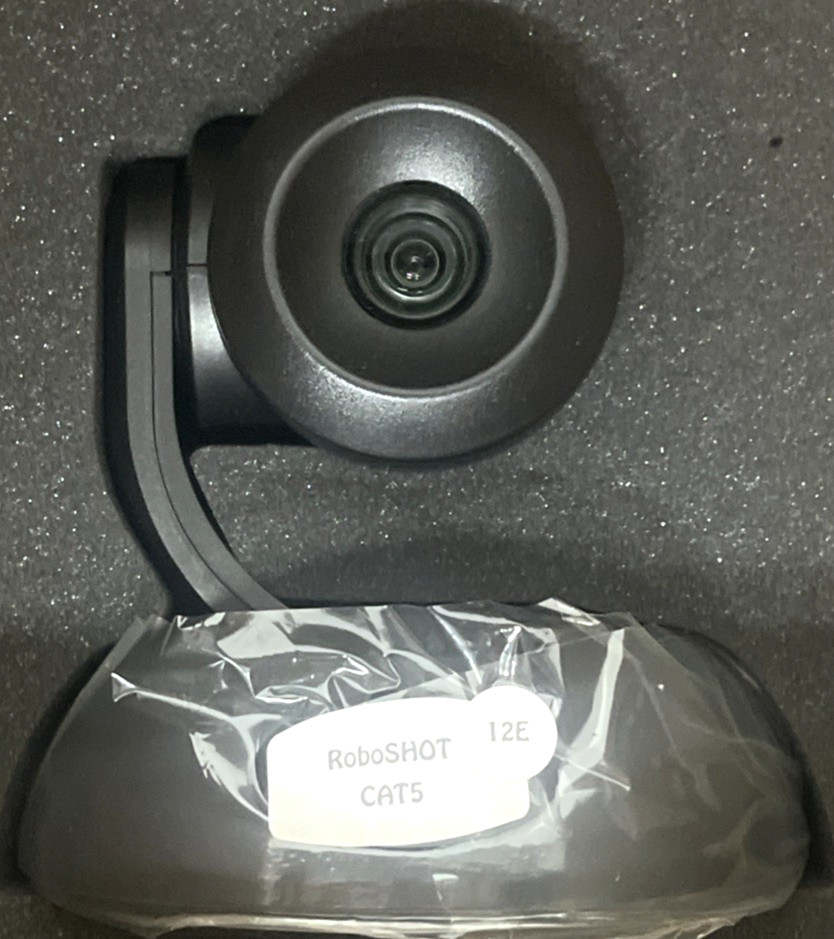 Vaddio ROBOSHOT 12E CAT5 Camera Model: 998-99000-100 w/ Quick Connect