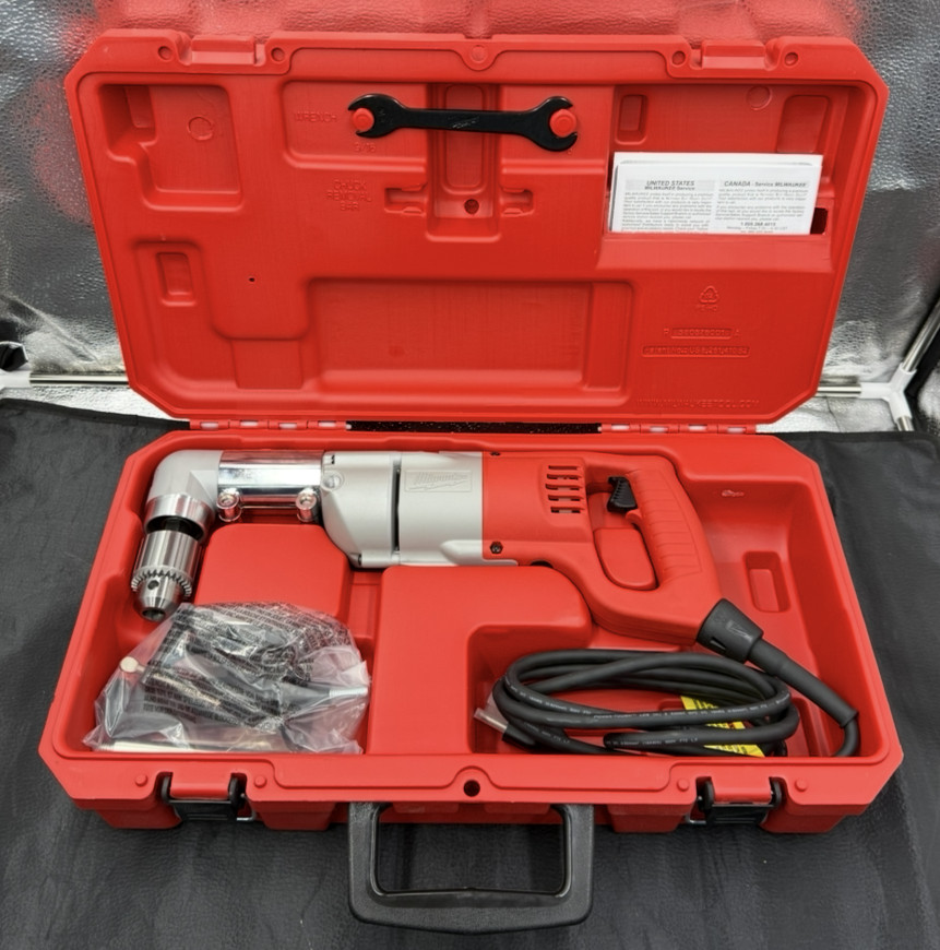 Milwaukee Two-Speed Right Angle Drive 1/2” Drill Kit 48-06-2871