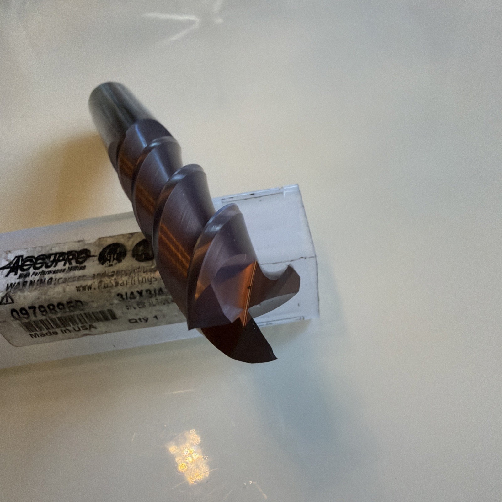 Accupro Square End Mill 09798950 3/4×3/4x3x6