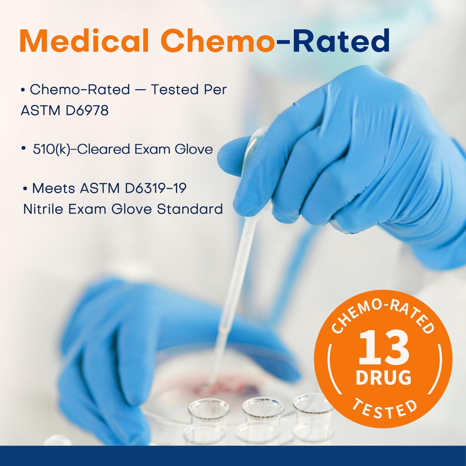 Medical Soft Max™ Nitrile Exam Gloves, 100 Count Latex-Free Powder-Free Non-Ster
