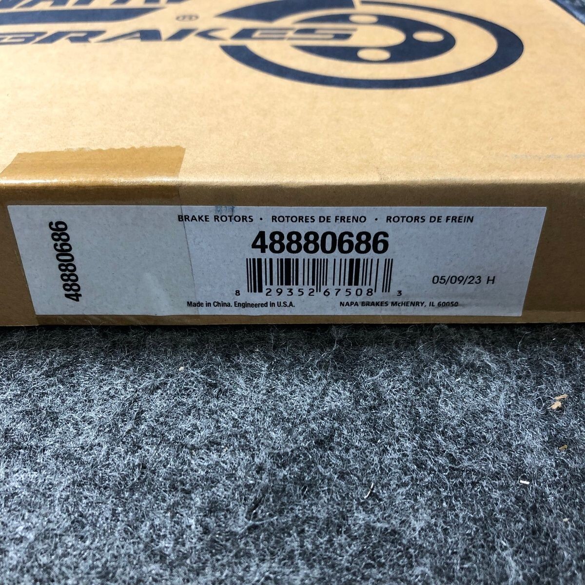 NAPA Premium Brake Rotor 48880686 | OE Fitment | Quality Steel