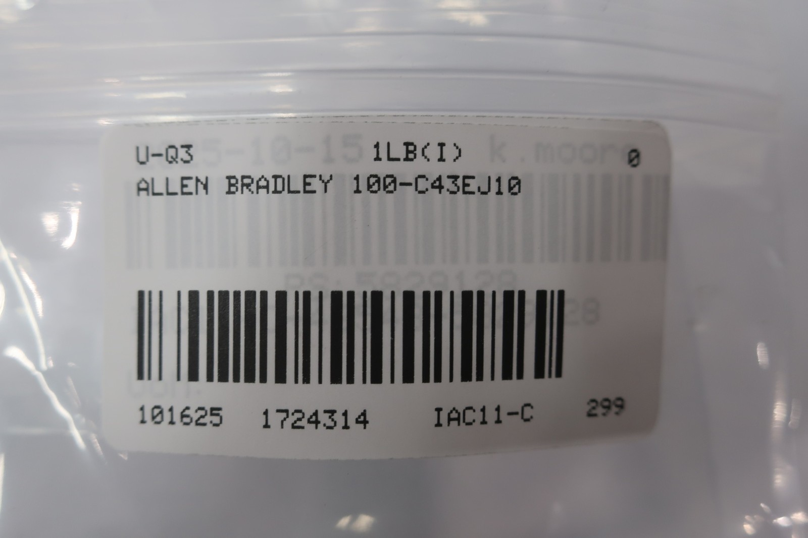 Allen Bradley 100-C43EJ10 Contactor 30hp 75a Amp 24v-dc