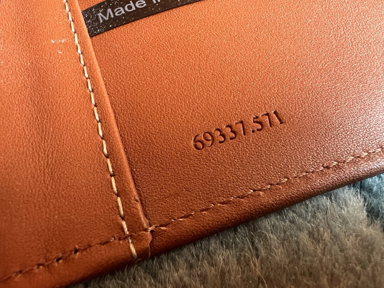 Vintage Franklin Covey Leather Planner Organizer 7 X 9 Ring Orange