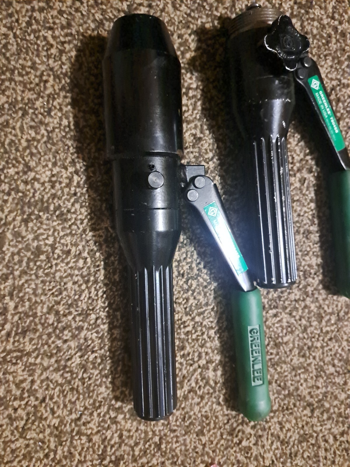 2 For Parts or Repair Greenlee 7804SB Quick Draw Hydraulic Punch Driver