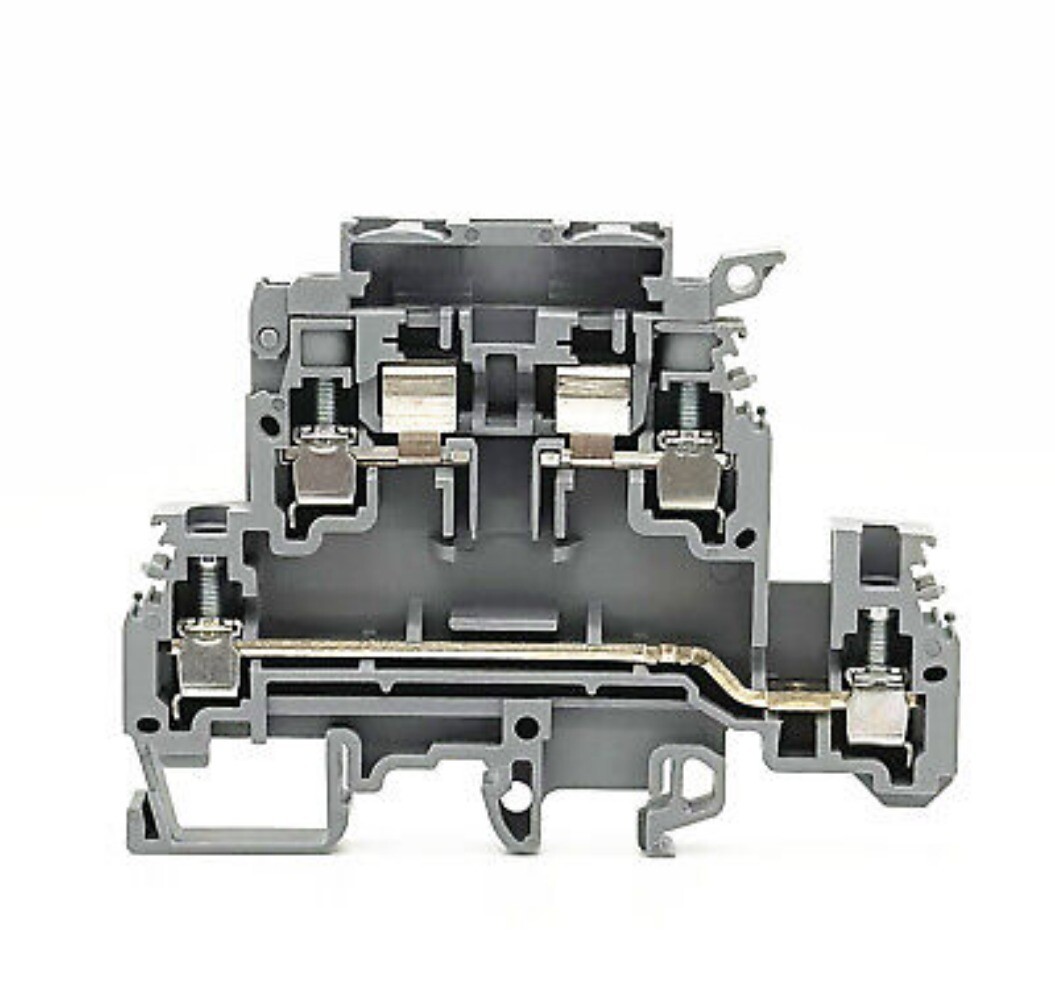 50pcs/box TE entrelec Terminal M4/8.D2.SF 1SNA115604R2100 Terminal Blocks