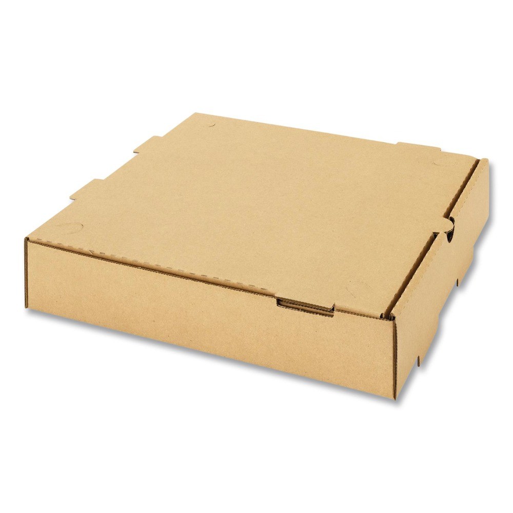 Karat FPPBF10K 10″ x 10″ x 2″ Corrugated Pizza Box – Kraft (50/Carton) New