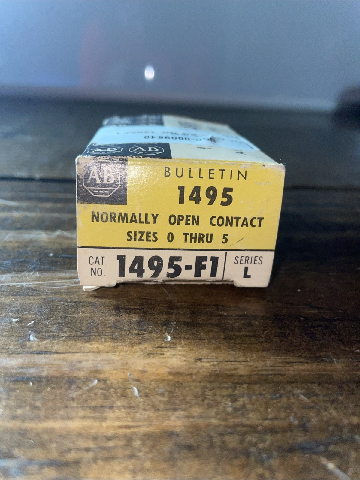 Lot Of 2. Allen Bradley 1495-F1 Auxiliary Contact Size 0-5