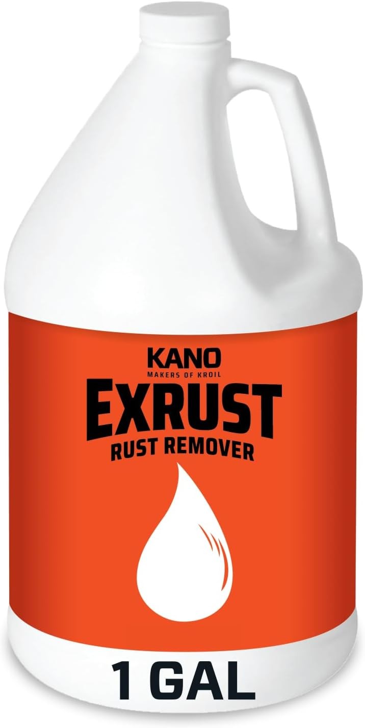 KROIL Kano Exrust Industrial Strength Rust Remover (Liquid-16oz Bottle-Case)