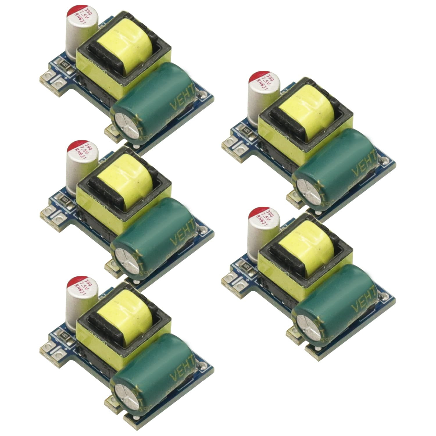 5Pcs Mini AC to Dc Converter AC-DC 110V 120V 220V 230V to 5V Converter Board Mod