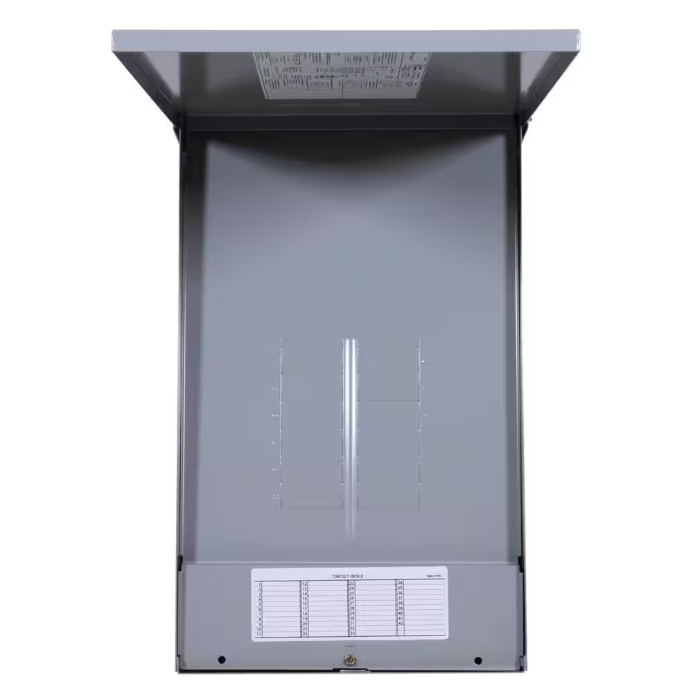 NEW 125 Amp 12-Space 3-Phase Outdoor Main Lug Circuit Breaker Panel Weatherproof