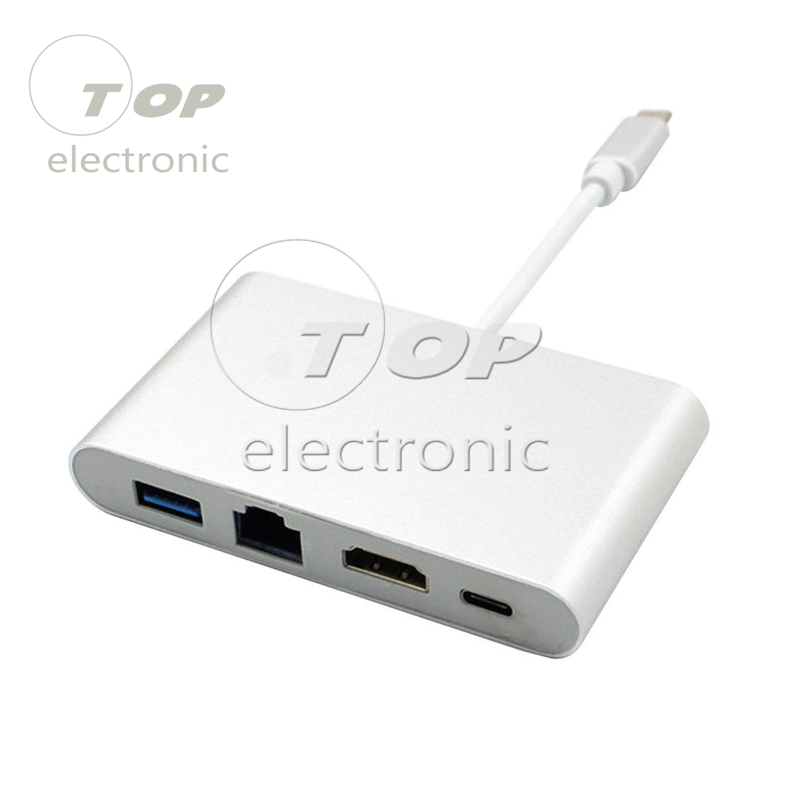 USB-C to HDMI 4K+Ethernet (RJ45 Port)+USB 3.0 USB 3.1 Type C Adapter